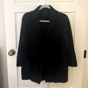 J Crew black sweater blazer